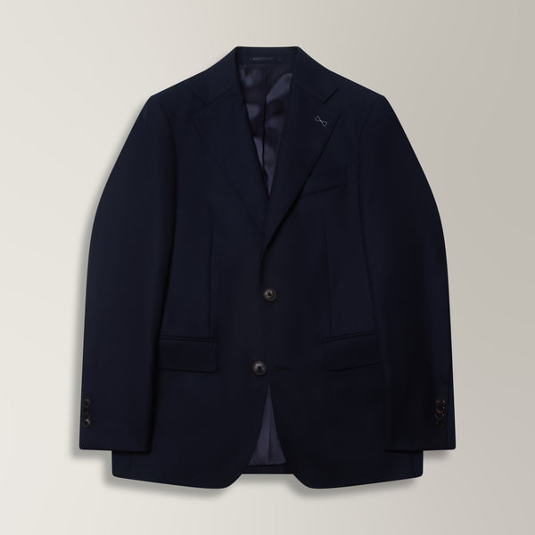 2PC Suit in Worsted Wool Suit - Midnight Blue | Andrea Kosta