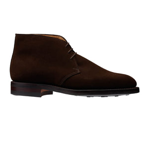 Crockett & Jones - Dark Brown Suede Chukka Boot - Chiltern - Dark Brown | Andrea Kosta