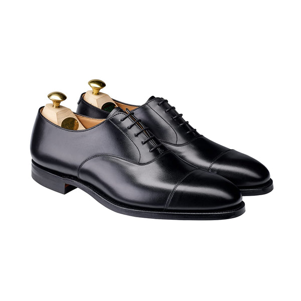 Crockett & Jones - Black Calf Oxford - Connaught 2 - Black | Andrea Kosta