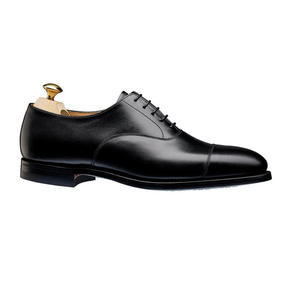 Crockett & Jones - Black Calf Oxford - Connaught 2 - Black | Andrea Kosta