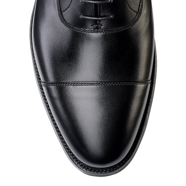 Crockett & Jones - Black Calf Oxford - Connaught 2 - Black | Andrea Kosta