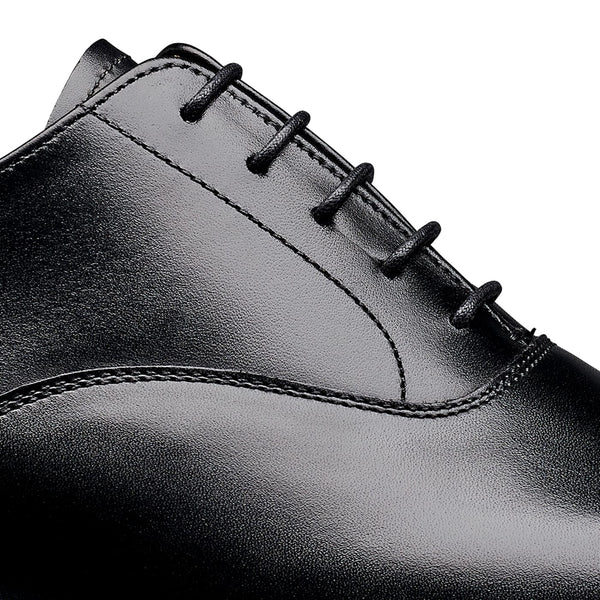 Crockett & Jones - Black Calf Oxford - Connaught 2 - Black | Andrea Kosta