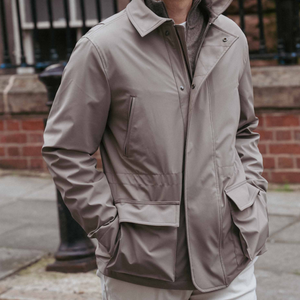 Field Jacket in Technical - Beige | Andrea Kosta