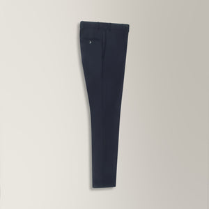 Formal Trousers in Fresco Wool - Navy | Andrea Kosta