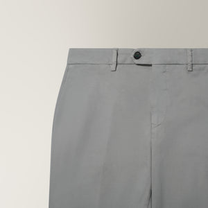 Garment-dyed Chino in Cotton - Light Grey | Andrea Kosta