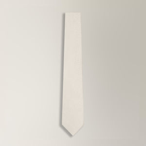 Tie in Grenadine Silk - Ivory | Andrea Kosta