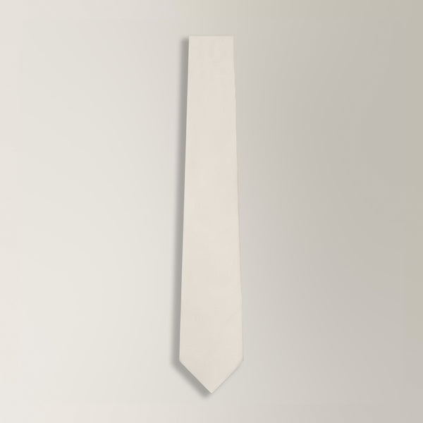 Tie in Grenadine Silk - Ivory | Andrea Kosta