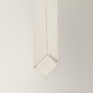 Tie in Grenadine Silk - Ivory | Andrea Kosta
