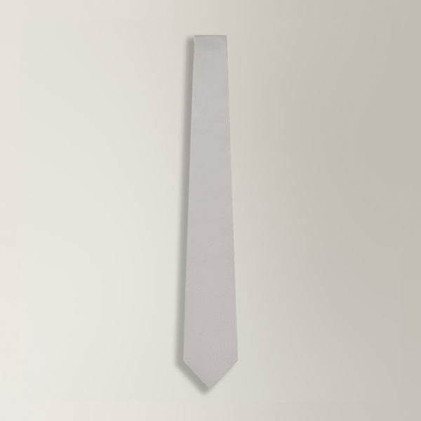 Tie in Grenadine Silk - Silver | Andrea Kosta