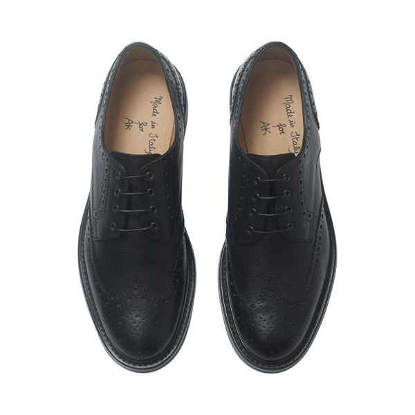 Brogues in Leather - Black | Andrea Kosta