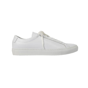 Low Tοp Sneakers - Leather - White | Andrea Kosta