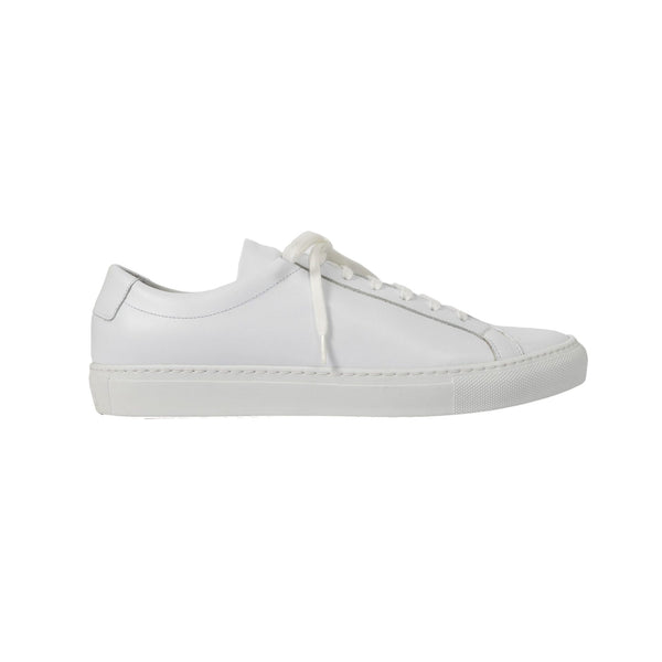 Low Tοp Sneakers - Leather - White | Andrea Kosta