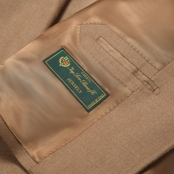 Blazer in Loro Piana Jersley Twill Wool - Camel | Andrea Kosta