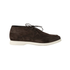 Laced City Walker - Suede - Dark Brown | Andrea Kosta