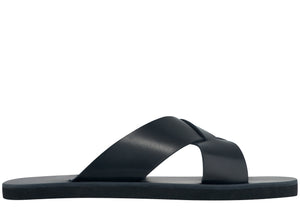 Ancient Greek Sandals - Bios in leather - 
Black | Andrea Kosta 