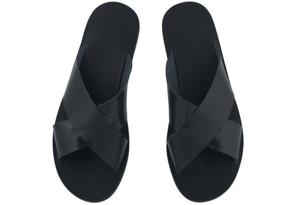 Ancient Greek Sandals - Bios in leather - 
Black | Andrea Kosta 