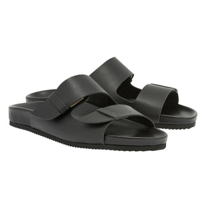 Ancient Greek Sandals in Leather - Black | Andrea Kosta  