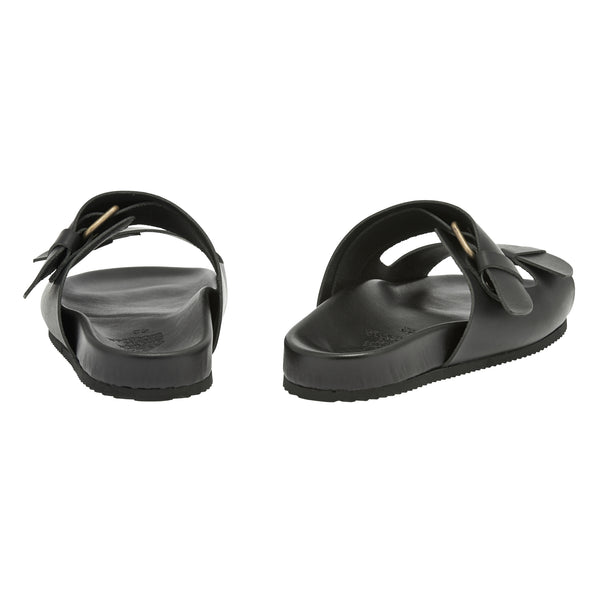 Ancient Greek Sandals in Leather - Black | Andrea Kosta  