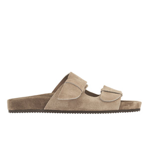 Ancient Greek Sandals - Diogenis in suede - Taupe | Andrea Kosta 