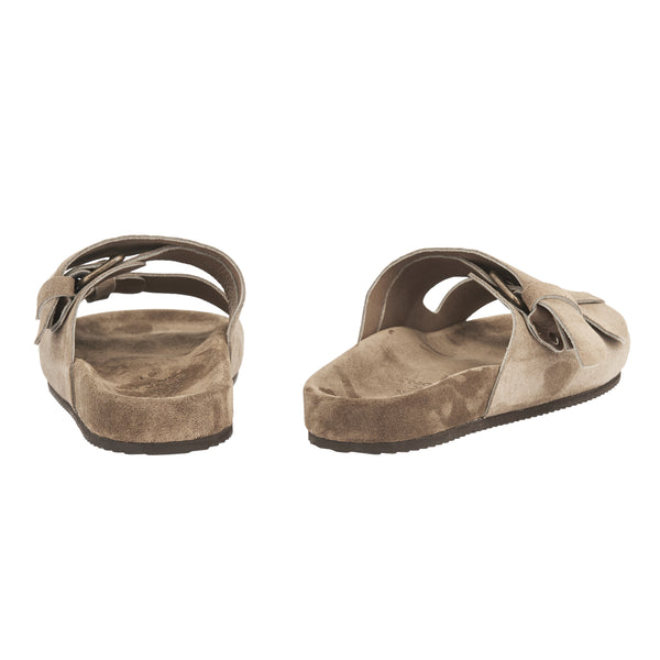 Ancient Greek Sandals - Diogenis in suede - Taupe | Andrea Kosta 