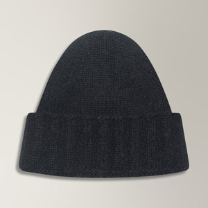 Beanie in Cashmere - Charcoal | Andrea Kosta