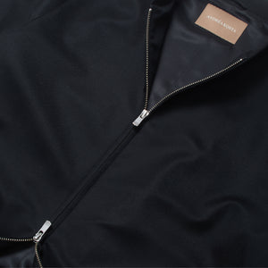 Bomber Jacket in Alcantara - Black | Andrea Kosta