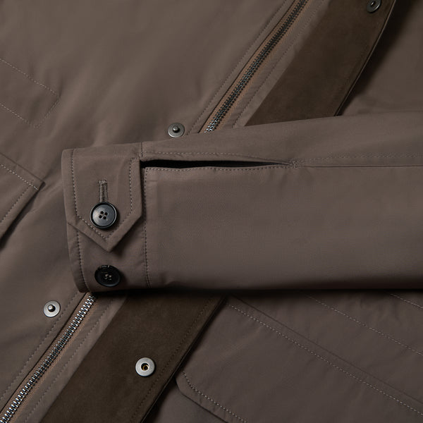 Bora Field Jacket in Polyester - Brown | Andrea Kosta 