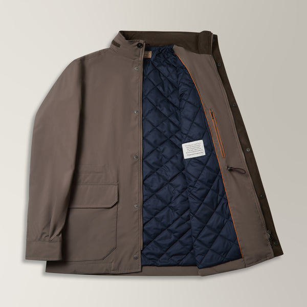 Bora Field Jacket in Polyester - Brown | Andrea Kosta 