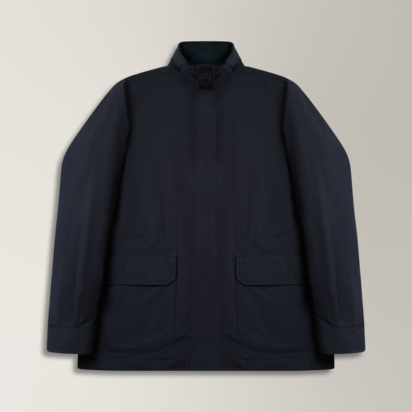 Bora Field Jacket in Polyester - Navy | Andrea Kosta 