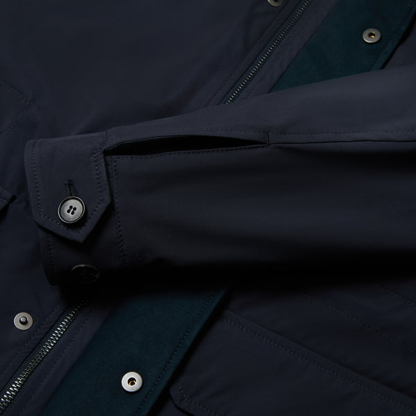 Bora Field Jacket in Polyester - Navy | Andrea Kosta 