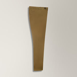 Chinos in Brushed Cotton - Khaki | Andrea Kosta