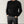 Crew Neck Jumper in Merino Wool - Black | Andrea Kosta