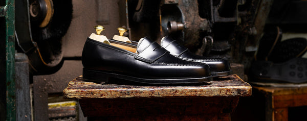 Crockett & Jones Penny Loafer in Black - Leather | Andrea Kosta