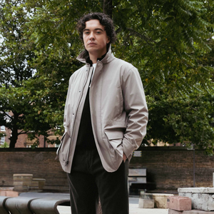 Field Jacket in Technical - Beige | Andrea Kosta