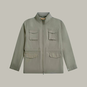 Field Jacket in Polyester - Beige | Andrea Kosta