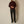 Full Button Bomber in Wool & Cashmere - Burgundy | Andrea Kosta
