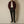 Full Button Bomber in Wool & Cashmere - Burgundy | Andrea Kosta