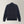 Full Button Bomber in Alcantara, Wool & Cashmere - Navy | Andrea Kosta