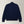 Full Zip Knitted Bomber Jacket in Wool - Navy | Andrea Kosta