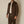 Gea Full Zip Bomber in Alcantara & Wool - Brown | Andrea Kosta