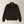 Gea Full Zip Bomber in Alcantara & Wool  - Black | Andrea Kosta