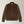 Gea Full Zip Bomber in Alcantara & Wool - Brown | Andrea Kosta