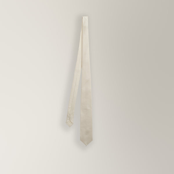 Tie in Grenadine Silk - Ivory | Andrea Kosta 