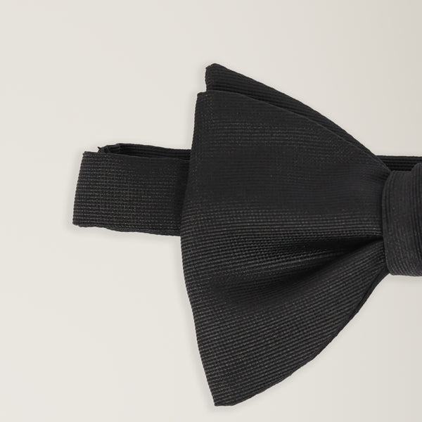 Bow Tie in Grosgrain Satin - Black | Andrea Kosta