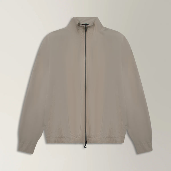 Hydro Bomber Jacket in Polyester - Beige | Andrea Kosta 