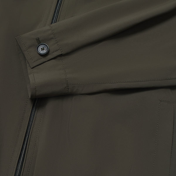 Hydro Bomber Jacket in Polyester - Khaki | Andrea Kosta