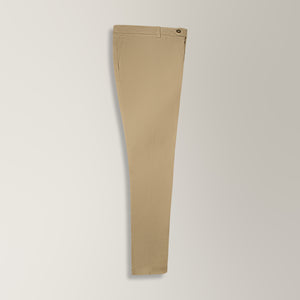 Imera Chinos in Garment-dyed Cotton - Beige | Andrea Kosta