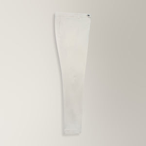 Imera Chinos in Garment-dyed Cotton - Latte | Andrea Kosta