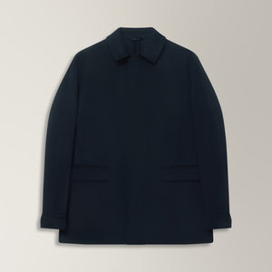 Informal Jacket in Alcantara - Navy | Andrea Kosta