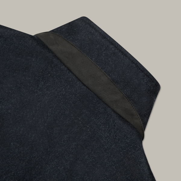 Lana Bomber Jacket in Wool - Charcoal | Andrea Kosta 
